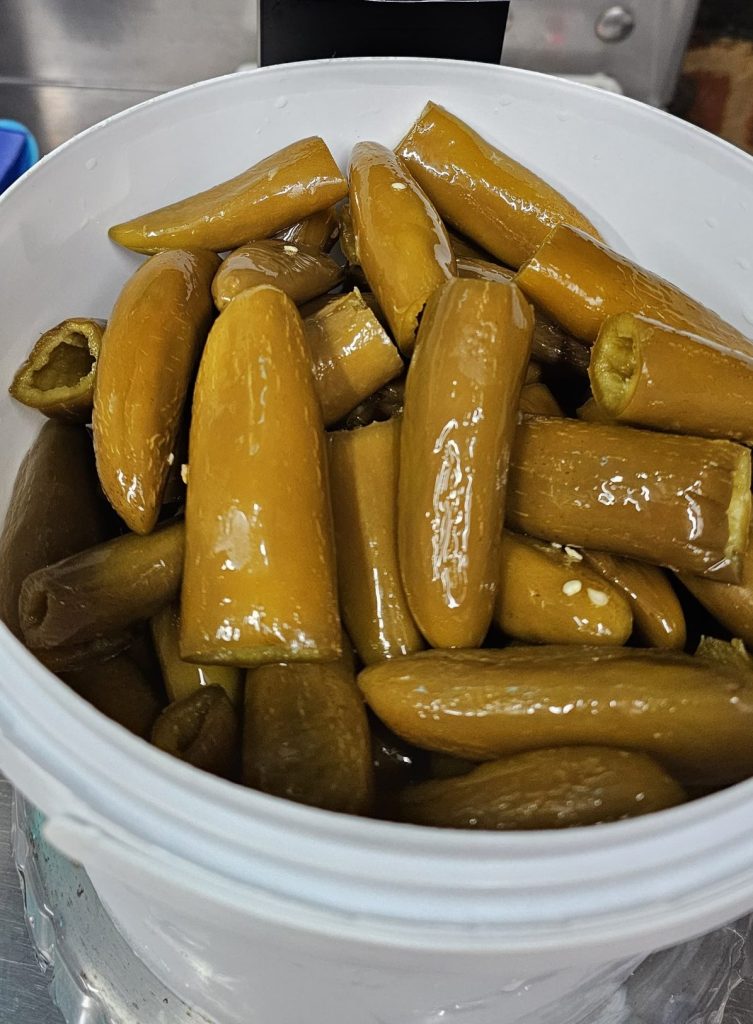 Jalapeno Sweet Whole Pouch 2,5kg, 1,5kg Drained Weight (Price on request)
